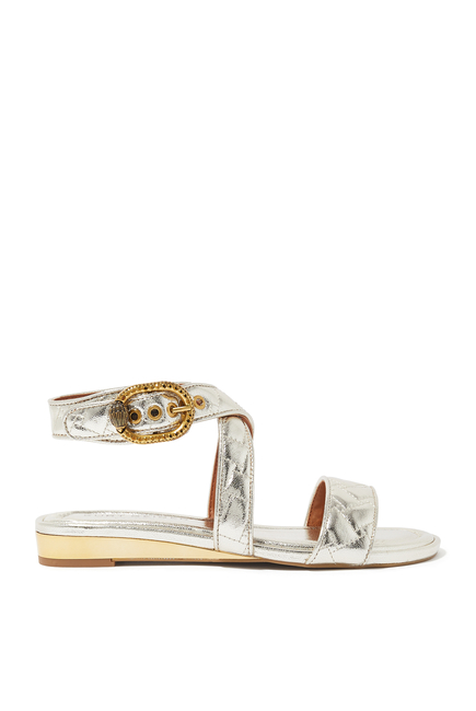 Mayfair Flat Leather Sandals